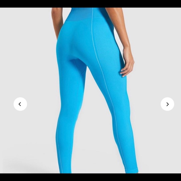 Gymshark Blue Ultra Seamless Leggings - Picture 4 of 4